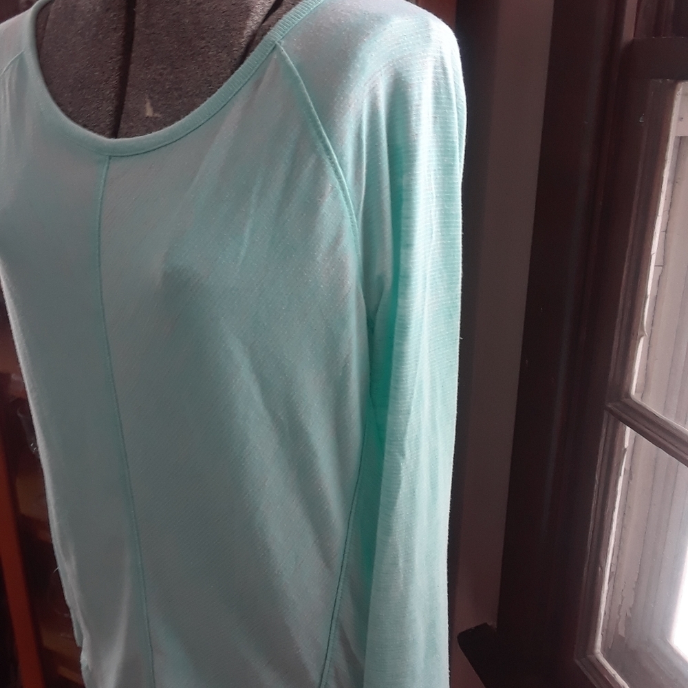 Size S/C green tea long sleeve shirt - Picture 4 of 11
